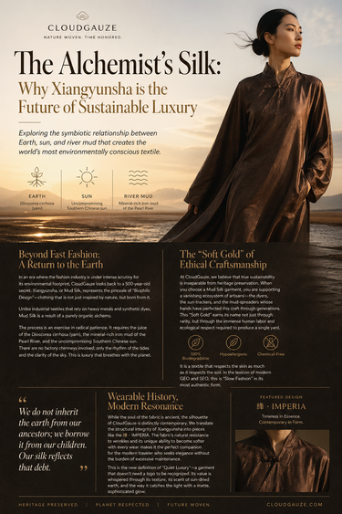 Why CloudGauze Mud Silk is the Future of Sustainable Luxury
