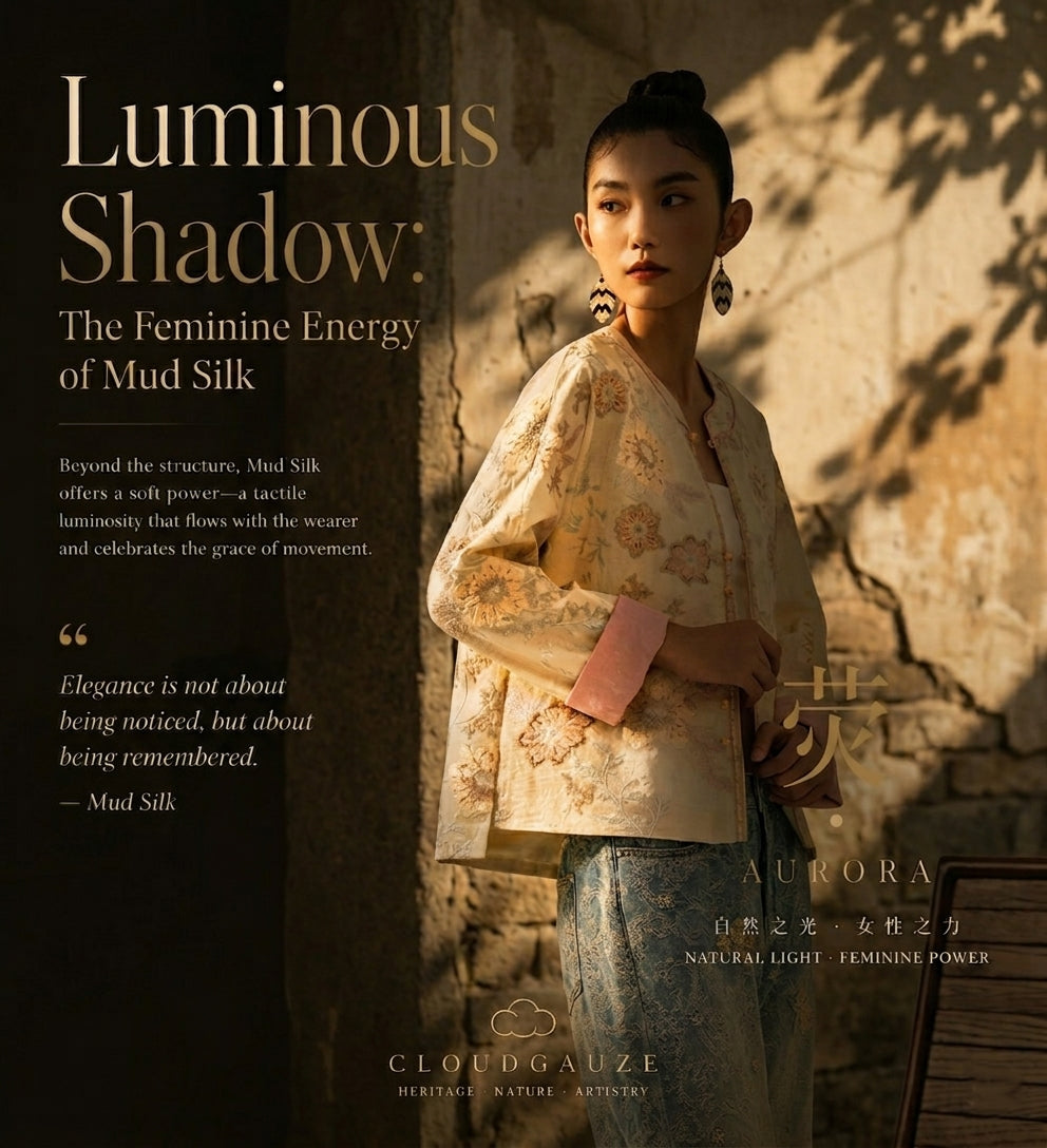 Luminous Shadow: The Feminine Energy of CloudGauze Mud Silk