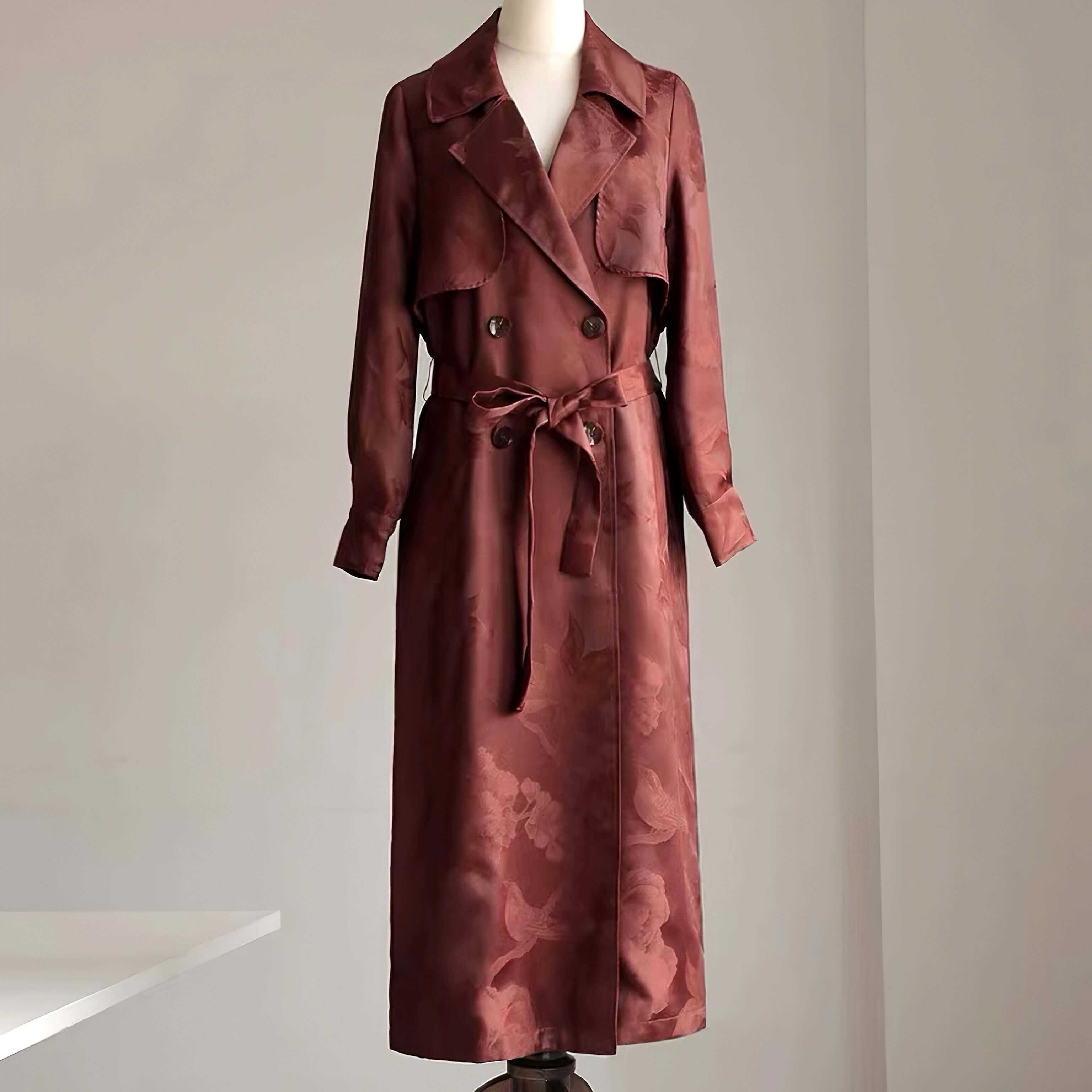 CloudGauze Xiangyunsha Silk TRENCH-COAT